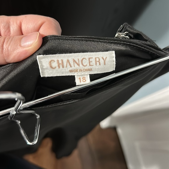 Lined Satin Midi Skirt - Picture 3 of 4